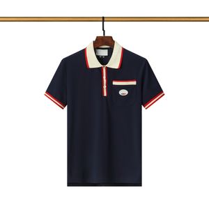 Heren T-shirts Polo's Geborduurde en bedrukte zomerkleding met ronde hals in polaire stijl met puur straatkatoen r211ee4