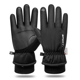 Motorcycle de gymnase à cyclisme épais thermique pour hommes Garmands de ski étanche Gants de pêche d'hiver mittens chauds de pêche hivernale pour les femmes 231227