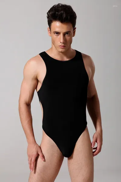 Sous-vêtements thermiques pour hommes 2024 Marque de haute qualité Conjoin Ice Silk Vest Une pièce Shapewear pour hommes Combinaison Faja Reductora Hombre