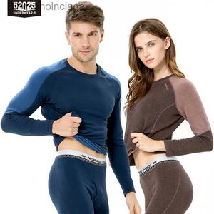 Sous-vêtements thermiques pour hommes 52025 Sous-vêtements thermiques chauds hommes femmes sous-vêtements thermiques doux mode Premium confortable longs Johns couche de Base en graphène haute technologie L231011