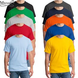 Ropa interior térmica para hombres 6 unids / lote verano para hombre camiseta de algodón hombres camiseta impresa o cuello color sólido camiseta casual hombres al por mayor camisetas para hombre 231213