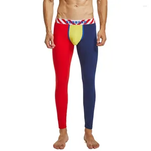 Thermisch ondergoed voor heren, merk Seobean Long Johns, warm katoen, comfortabele legging, nachtkleding, strakke broek