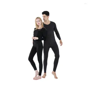 Sous-vêtements thermiques confortables pour hommes et femmes, ensemble de caleçons longs fins et chauds de qualité supérieure
