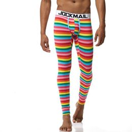 Heren thermisch ondergoed modemerk Long Johns Cotton Basic Leggings Homme Cueca Trunks Gay Thermo onderbroek 230109