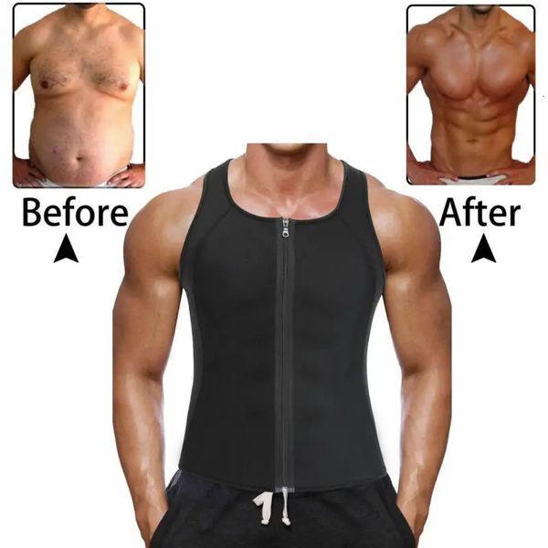 Sous-vêtements thermiques pour hommes, mode Slim Body Shaper, gilet de Sauna, Sweat-Shirt, réservoir amincissant, taille S3XL, 231212