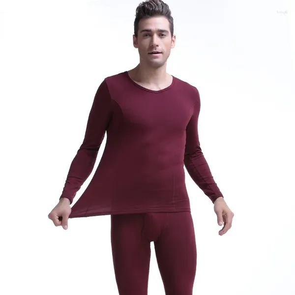 Ropa interior térmica para hombre, mallas cálidas adelgazantes de zona larga de talla grande, calzoncillos finos Lucky John, lencería térmica para hombre