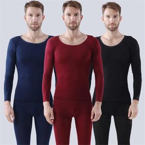 Sous-vêtements thermiques pour hommes Fashion Fashion sans couture élastique Usure ultra-mince Brief Vêtements d'automne Façon de corps quotidiens