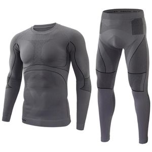 Ropa interior térmica para hombre, conjunto con forro polar para motocicleta, capa Base de esquí, camisas largas cálidas para invierno, Tops, traje inferior 1959