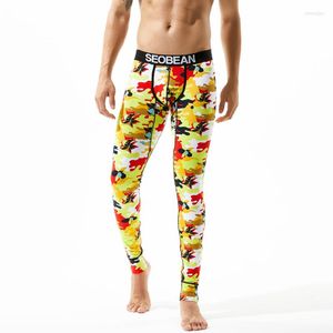 Heren thermisch ondergoed mannen Long Johns katoen camouflage leggings homme cueca trunks gay thermo underpants ropa invierno hombre