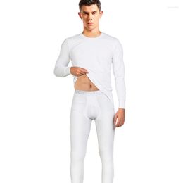 Homme sous-vêtement thermique hommes coton Long Johns ensemble hiver ensembles pyjamas élastique Stretch hommes chaud Thermo mâle grande taille 2529