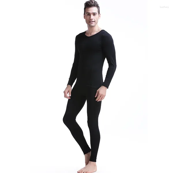 Rashguard – sous-vêtements thermiques pour hommes, Leggings amincissants d'hiver, pantalons longs en jean, Lingerie thermique, sous-vêtements fins et Sexy