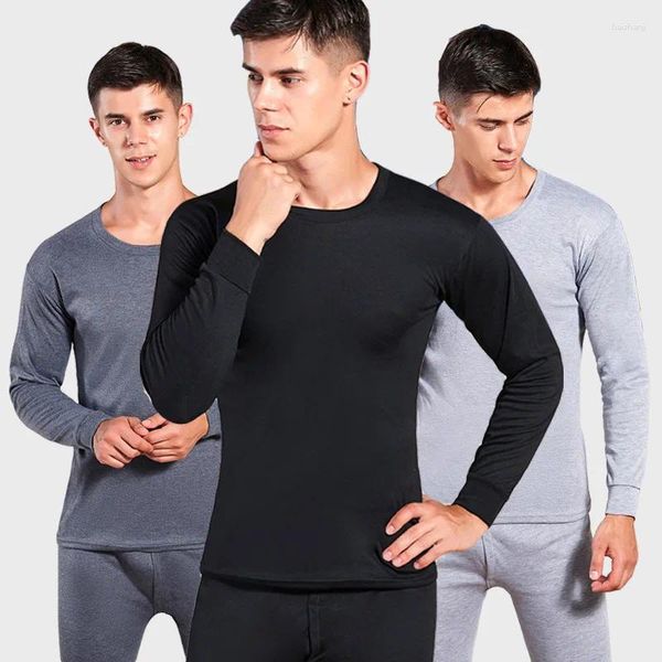 Sous-vêtements thermiques pour hommes, ensembles chauffants d'hiver pour hommes, combinaisons longues et fines pour jeunes