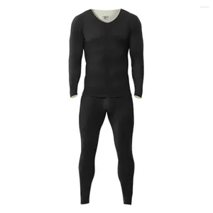 Ensemble de sous-vêtements thermiques pour hommes, Kit de maillot de corps, couche de Base chaude, bas en polaire respirant, caleçon long abordable