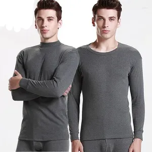 Herren-Thermo-Unterwäsche-Sets für Männer, lange Unterhosen, Winter, warme Baumwolle, Thermo-Hemd, Hosen, 2-teiliger Anzug, Übergröße M-XXXL