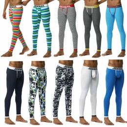 Thermisch ondergoed voor heren thermisch ondergoed heren lange onderbroek dikker sexy heren onderbroek bodems pyjama laagbouw strakke legging zakje warm 230830