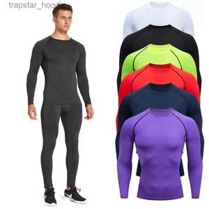 Sous-vêtements thermiques pour hommes sous-vêtements pour hommes Camiseta Termica Sport chemise serrée sous-vêtements pour hommes Thermos Cueca Hombre séchage rapide Ropa intérieur Hombre L231130