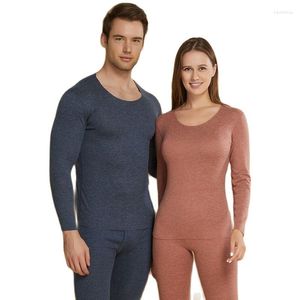 Heren thermisch ondergoed ondergoed passen slanke mouwloze herfst winter warm long johns huidvriendelijk comfortabel vrouwelijk mannelijk 2023