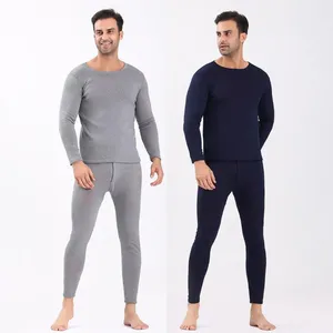 Sous-vêtement thermique pour hommes, ensemble de vêtements d'hiver unisexe, chaud et épais, doublé en polaire, pyjama à manches longues pour le Sport, couche de Base