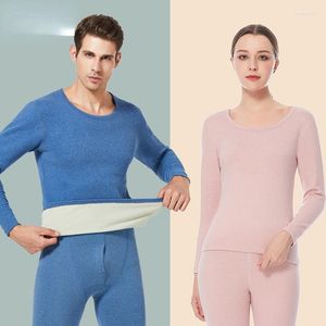 Sous-vêtements thermiques pour hommes, ensembles d'hiver pour hommes, bleu, chaud, décontracté, haute élasticité, longs Johns, ensemble pyjama pour femmes