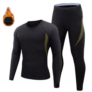 Men's Thermal Underwear Winter underwear Men Base Layer Long Johns Thin Fleece Compression Sports Tight Shapewear Clothing size S to 3XL 231128