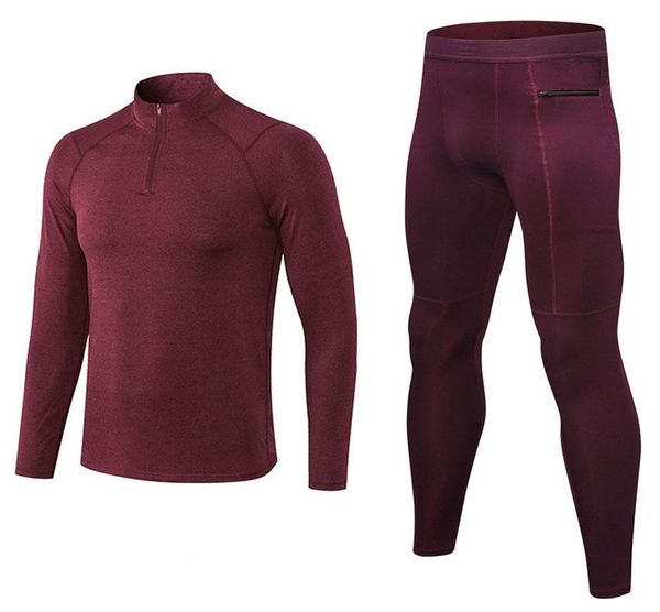 Ropa interior térmica para hombre, conjunto para hombre cálido de invierno, mallas deportivas, camisa de compresión con capa Base, ropa deportiva, Calzoncillos largos, ropa de esquí