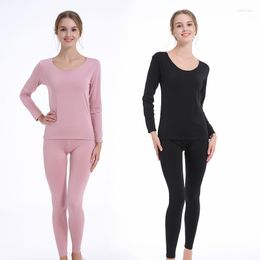 Heren thermisch ondergoed winter vrouwen massief fluweel dik lange johns set sexy vormige sets vrouwelijke xxl