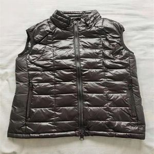 Veste en duvet d'oie blanche épaisse pour hommes, badge brodé, logo, vêtements de styliste personnalisé, manteau à fermeture éclair YKK, gilets du Canada 200341V