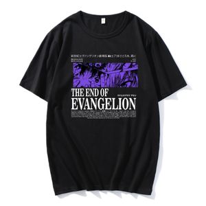 Survêtements pour hommes 100 coton Anime Harajuku Ayanami Rei Impression Tshirt Hommes Momen Surdimensionné T-shirt à manches courtes Printemps Été Tops 230322