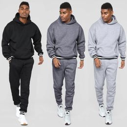 Suisses combinées masculines 2 pièces Pantalons de sweat à sweat ensembles de sports de sport