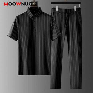 Suits-survêtement masculins 2017 NOUVEAU MENSE MENSE T-shirt + pantalon Pantalons de sport Jogging Fashion Tracking Clothing Hombre Fit Moownuc Q2405010