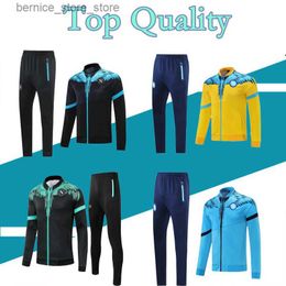 Survêtements pour hommes 2021 2022 Vestes de football Napoli Combinaison d'entraînement 21 22 Hommes Enfants Naples Survêtement MERTENS KOULIBALY Long Zipper Sportswear Set Q231211