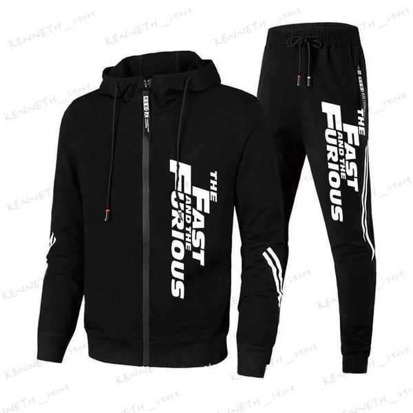 Survêtements pour hommes 2021 Vente chaude Survêtement de mode pour hommes Sweats à capuche et pantalons de survêtement de haute qualité Mâle Sports de plein air Casual Costume de jogging T240126