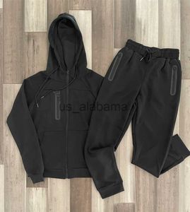 Survêtements pour hommes 2022 Survêtement Hommes 2 pièces Ensemble Sweat-shirt + Pantalon de survêtement Sportswear Zipper Sweats à capuche Casual Vêtements pour hommes Ropa Hombre Taille M-3XL x0907