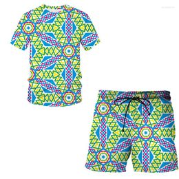 Mannen Trainingspakken 2023 Casual Japanse Stijl T-shirt Tops Shorts Outfits Sets Kleding Meisjes Jongens Print 3d Pak 2 stuks Korte Mouw
