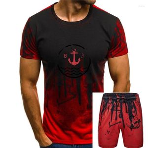 Survêtements pour hommes 2023 Est Summer Sale T-shirt court Anker Vintage Wasser Slim FitTee Shirt