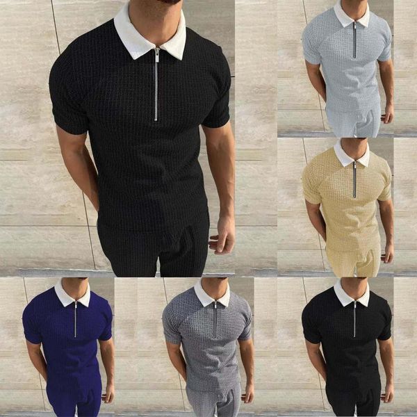 Survêtements pour hommes 2023 européen et américain grande taille couleur unie lâche court hommes coupe régulière costume grands hommes smoking trois boutons