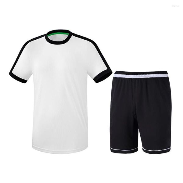 Survêtements pour hommes 2023 Séchage rapide Vêtements de badminton T-shirt Couleur unie Vêtements de sport de golf Costume respirant Col rond Bricolage