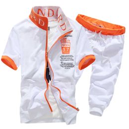 Tracksuits voor heren 2023 Heren met korte mouwen Casual Sportswear Hoodie en Shorts MXXL AYG276 Z0224