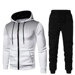 Heren Trainingspakken 2023 Sets HoodiesBroek Herfst- en wintersportpakken Casual Sweatshirts Trainingspak Sportkleding 230720