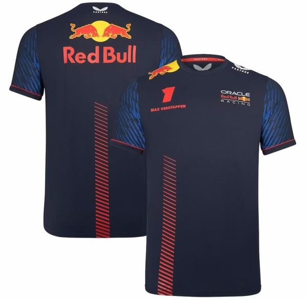 Survêtements masculins 2023 Team One T-shirt Men039s Driver Max Verstappen Sportswear Men and Leisure Summer Summer Short Tshirt2913507 6D3S