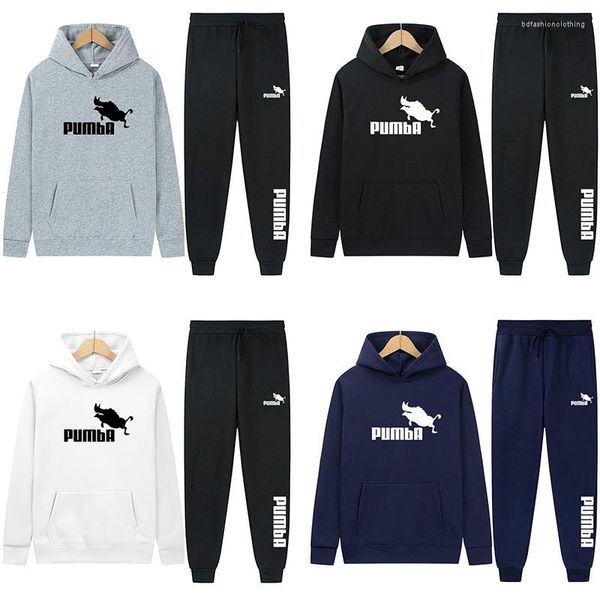 Survêtements pour hommes 2023 Survêtement Hommes / Femmes Quotidien Casual Sports Hoodies Et Pantalons De Survêtement Automne Hiver Couple À Capuche Outfit Gym Jogging Suit