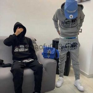 Survêtements pour hommes 2023 Trap Star Survêtement Hoodies Hommes Serviette Broderie Pulls Polaire Casual Sweat À Capuche Ensemble Sweats À Capuche Hombre Chandal J230803