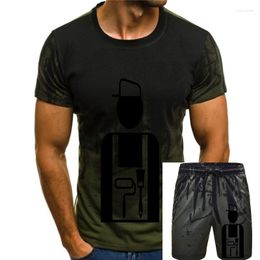 Survêtements pour hommes 2023 T-shirt unisexe Kurzarm Maler-Piktogramm Meister Handwerker Farbe Pinsel