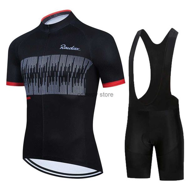 Survêtements pour hommes 2023Cyclisme Jersey Set Team Summer Bicyc Vêtements de cyclisme Vêtements de vélo Sports de montagne SuitH2421