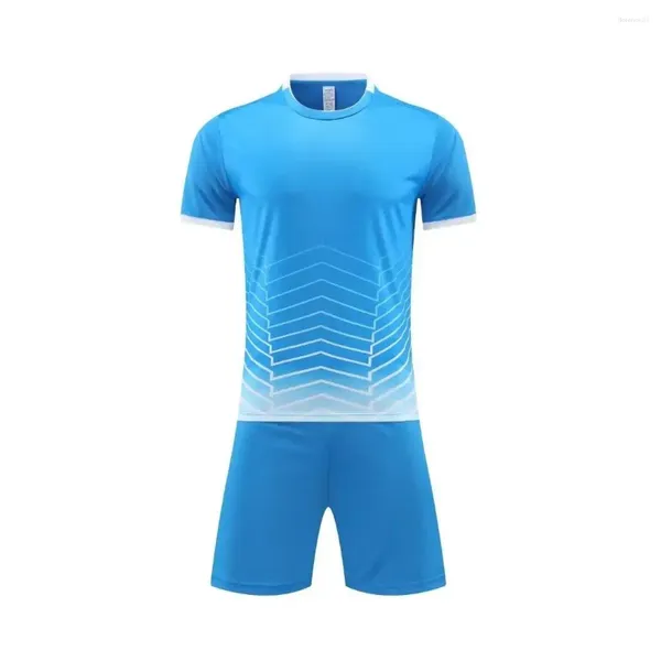 Suits-survêtements masculins 2024/24 Aldult Outdoor Running Training Training Shirt Men and Kids Home Games Kits de football Soccer Sleeve 7706