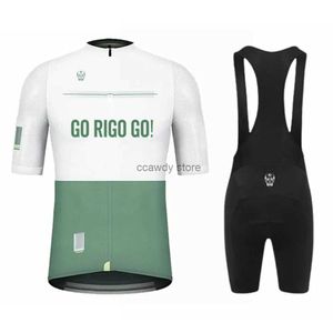 Survêtements pour hommes 2024 GO Rigo Go Maillot de cyclisme Ensemble d'été Hommes VTT VêtementsBicyc Porter des vêtements Anti-UV TriathlonH2421