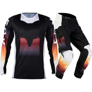 Survêtements pour hommes 2024 nouveau costume de moto hors route ensemble de cyclisme compétition de sports de plein air de montagne combinaison de moto absorbant la sueur et respirante 2403019