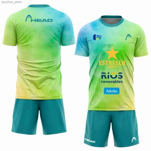 Chándales para hombres 2024 Premium para hombre Conjunto de tenis transpirable Verano Deportes al aire libre Nueva camiseta de bádminton Ropa de entrenamiento para hombre suelta Q240314