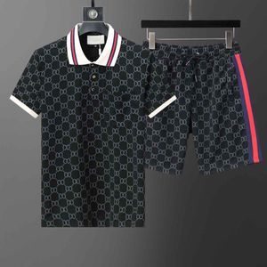 Tracksuits voor heren 2024SS tennisbloemen strepen Men Vrouwen Korte set T Hawaii Beach -stijl pak hiphop shirt shorts paar pakken