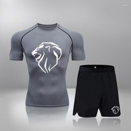 Survêtements pour hommes 2 pièces survêtement d'entraînement combinaison de Sauna minceur hommes pull vêtements de sport pour la transpiration respirant piste course Fitness Gym